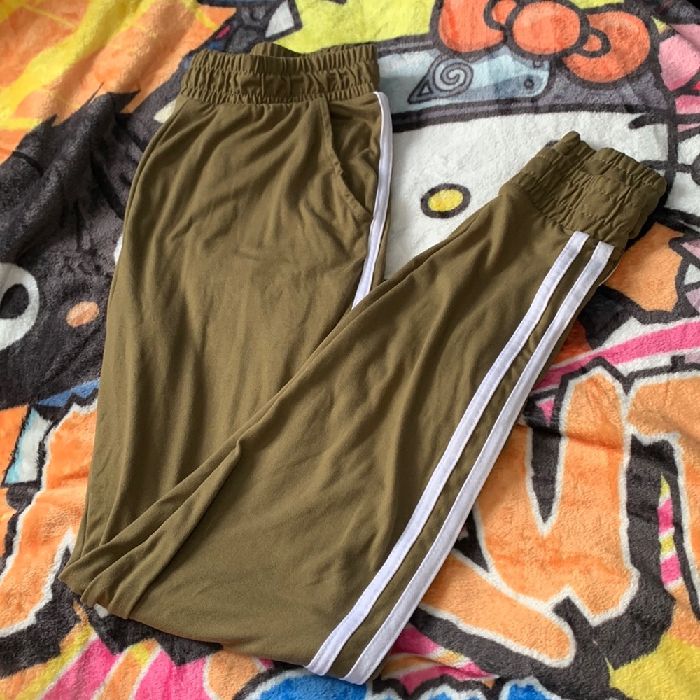 Green Striped Lounge Pants | Ardene